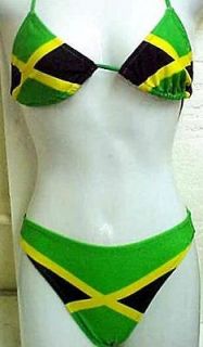 jamaican flag string bikini jamaica swimsuit size 13 14