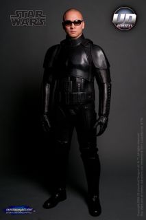   Star Wars Shadow Trooper Black Leather Motorcycle Suit Replica NEW