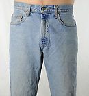 Levis Strauss 550 Relaxed Fit Light Blue Riveted Denim Jeans Mens 