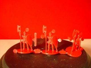 RED WARRIORS WITH HALBERD AXE KNIGHTS VIKINGS 1/48 Weapons Warriors 