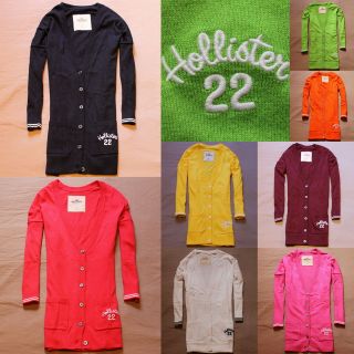 FALL 2012 Hollister by Abercrombie Womens V Neck Sweater Cardigan 