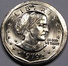 Error Coin Broadstrike Susan B Anthony Dollar Metal Flow