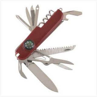 NEW Swiss Army Knife *Stainless Steel* 15 Functions