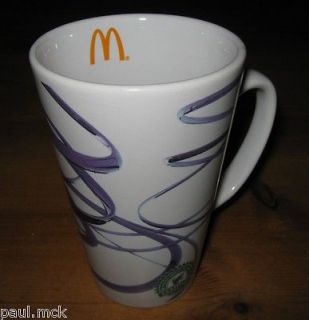 mcdonald s kenco 2008 purple coffee mug new time left