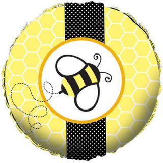 NEW BUZZ BABEE BUMBLE BEE BABY SHOWER 18in FOIL BALLOONS, POOH, HONEY 