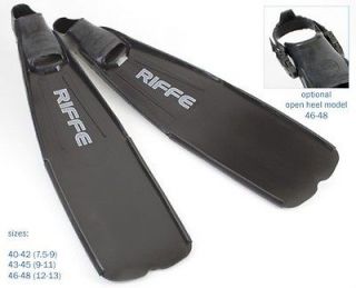 NEW Riffe Silent Hunter Freediving Fins Closed Heel Size 46 48(11 13)