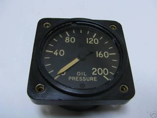 aircraft oil pressure gauge indicator instrument  16