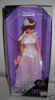 rare nib takara japan crystal barbie fashion doll 