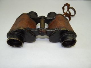 Antique Old US Signal Corps Army #E Talbot Reel & MFG Co Binoculars 