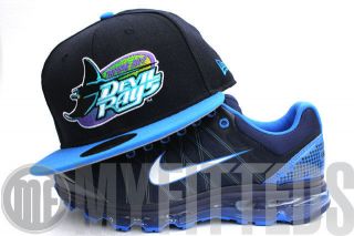 Tampa Bay Devil Rays Nike Air Max 2009 Matching 59Fifty New Era Fitted 