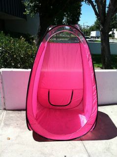   Pink Mobile Spray Booth Tan Airbrush Tanning Tent Carrying Case DHA