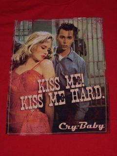 Cry Baby (Movie) Johnny Depp T Shirt (Size: XXXL, Color: Red) New