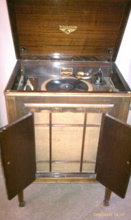 Victor Victrola Antique Phonograph 1928 Talking Machine VV4 20 Floor 