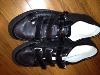 mens lacoste sneakers shoes sz12 black