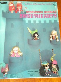Vintage Liddle Kiddles Paper Dolls Book 1969 Storybook HTF Rare 