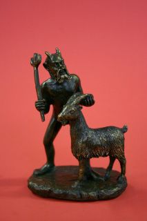 azazel statue demon goat de plancy faux bronze time left