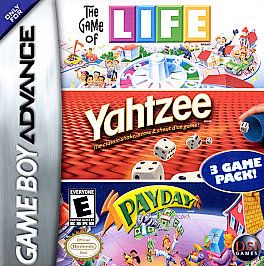 The Game of Life Yahtzee Payday Nintendo Game Boy Advance, 2005