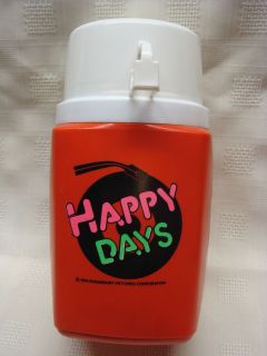 vintage 1976 happy days thermos for lunchbox one day shipping 