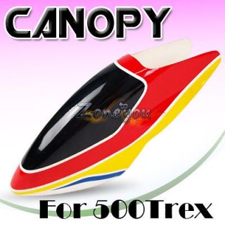 RC 500 Series Helicopter Glass Fiber Painted Canopy 01 fiberglass body 