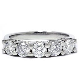 stone diamond anniversary ring in Engagement & Wedding
