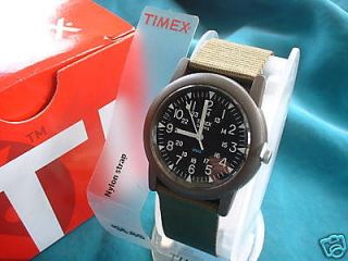 Newly listed NEW TIMEX MENS GREEN/OLIVE MILITARY STYLE 24 HR WATCH