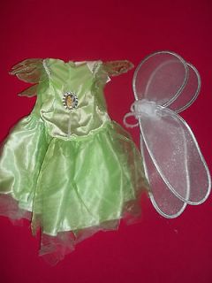 Disney Classics Tinkerbell 3T 4T Costume w/ Wings   Halloween Toddler 