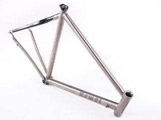 Rewel Titanium Road Bike Frame Carbon Stays 58.5cm Made Italy Italian 