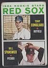 1964 TOPPS TONY CONIGLIARO / BILL SPANSWICK VG BOSTON RED SOX #287 