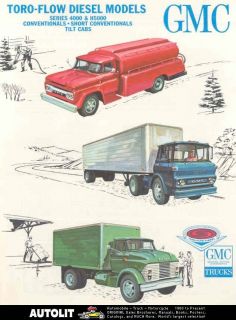 1964 gmc 4000 h5000 toro flow diesel truck brochure time