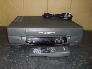 sanyo vhr 278 vhs vcr video recorder manual time left