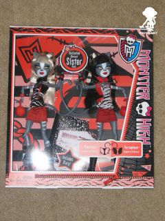 Newly listed MONSTER HIGH WERECAT SISTER 2 PACK MEOWLODY & PURRSEPHONE 