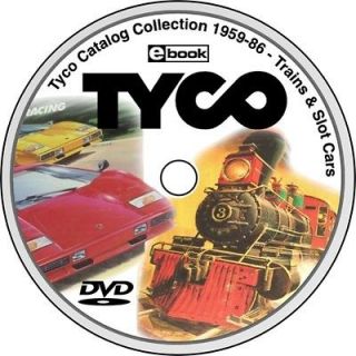 tyco product catalogs 27 on dvd 1959 86 cars trains