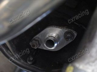 CXRacing AN10 Aluminum Oil Drain Return Flange Supra 7MGTE 7M GTE 