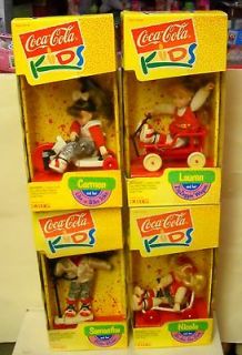 4870 nrfb vintage ertl playground coca cola kids set of