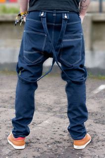 Unconditional Bolongaro Trevor style trendy designer jeans dungarees 