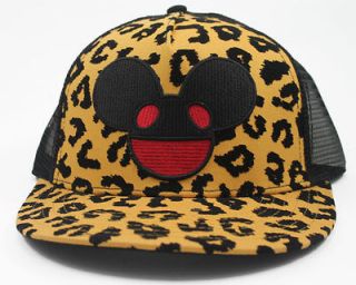 leopard print deadmau5 trucker hat