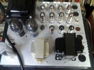 BALDWIN HI FI 3 CHANNEL TUBE AMP ***selling without tubes***NO TUBES 