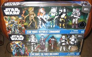 STAR WARS DELTA SQUAD & SITH & IMPERIAL TROOPERS SDCC TRU EXCLUSIVE 