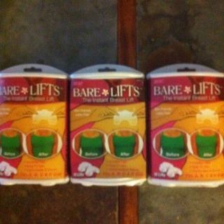 Instant Bare Breast Lifts Invisible Tape Fits A B C D Cup 10 Per Pack 
