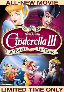 cinderella iii a twist in time dvd 2007  9 99  