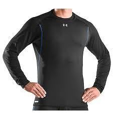 New Under Armour Mens ColdGear Base 3.0 Fitted Thermal Crew Shirt 