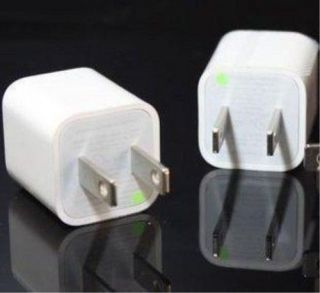 2x US AC USB Power Adapter Home Wall Charger Plug for iPod iPhone 3G 