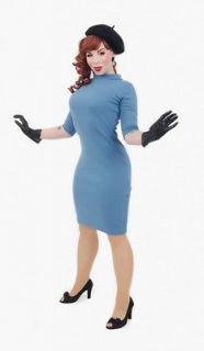 Heartbreaker Fashion Super Spy Blue Dress  NWT Sizes S, M, L, XL