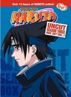 naruto uncut season 3 vol 1 box set dvd time