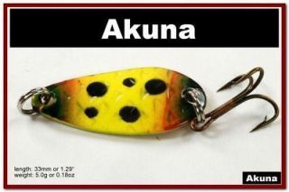   Akuna™ 1.2 Mini Viking Bass Pike Trout Casting Spoon Fishing Lure