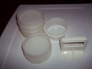 vintage 8 piece tupperware lot hamburger press w containers time