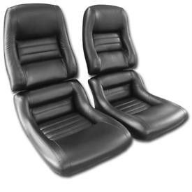 1978 1982 Corvette Leather/Vinyl Seat Mounted Covers & Seat Foam Made 