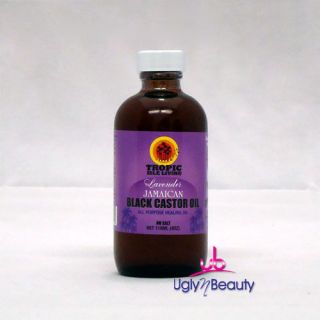 Lavender Jamaican Black Castor Oil by Tropic Isle Living 118 ML (4 OZ)