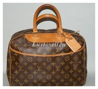 authentic louis vuitton monogram deauville handbag bag