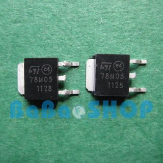 60pcs 78M05 MC78M05 LM78M05 Voltage Regulators 0.5A 5V SMD D PAK ST 